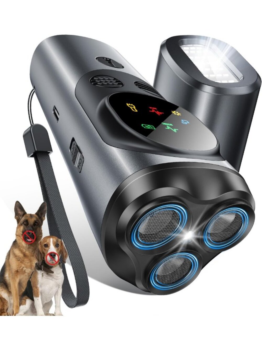 Ultrasonic Dog Bark Control Device - 3X Anti-Barking Training Tool